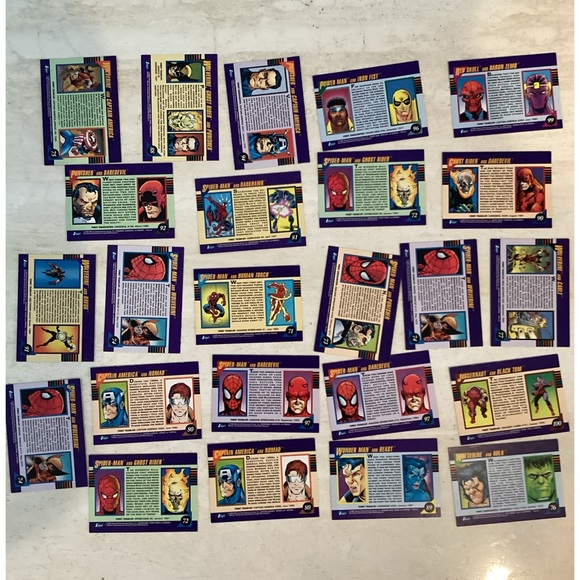 Marvel Cards 1992 Super Heroes 200 Cards Comic Spider-Man Rookies Assorted Lot - Picture 11 of 16